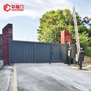 Vente en gros Porte coulissante électrique Porte principale automatique de haute qualité Conception personnalisée Entreprise Parc industriel Entrée principale - Product Image 2
