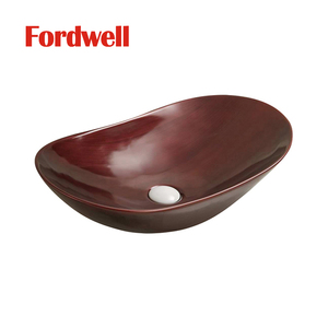 Venta caliente de lujo estilo retro bronce lavado a mano lavavo baño vanidad encimera fregadero - Product Image 2