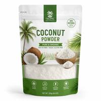 Sachet Doypack Personnalisé en Plastique et Feuille d'Aluminium pour Poudre de Noix de Coco, avec Fermeture Ziplock, Emballage Alimentaire Anti-Humidité