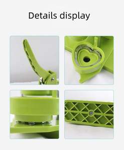 Máquina Manual Giratoria para Hacer Botones de Plástico en Forma de Corazón, Máquina para Hacer Botones de Corazón DIY - Product Image 2