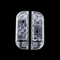 Coque transparente complète pour manettes Joy-Con gauche et droite de Switch, étui de protection transparent en cristal pour N Switch