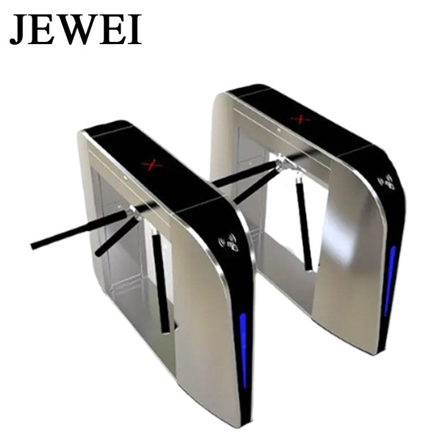 OEM Access Control System with Biometric Flap-Barrier Turnstiles IP54 Protection & Anti-Tailgating for Gyms