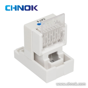 Connecteur téléphonique RJ11 Cat3 8P8C 90 degrés blanc, module de connecteur réseau, panneau de brassage, certifié ISO9001, matériau PC, 6m doré - Product Image 4
