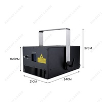 Agences de production d'événements pour concepteurs d'éclairage, laser de scène DMX512 20W RVB pleine couleur, éclairage de mariage, contrôle par application