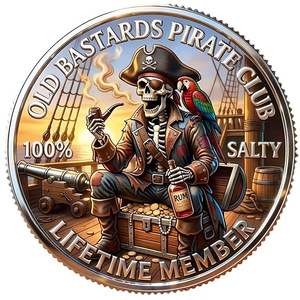 Pièce de collection commémorative du Club des Anciens Vétérans, Challenge Coin, cadeau pour les Vétérans, membre à vie - Product Image 4