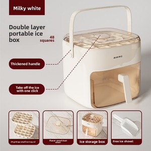 Hot Bán Cấp Thực Phẩm Nhà Tủ Lạnh Báo Chí <span class=keywords><strong>Ice</strong></span> Ngăn Lưu Trữ <span class=keywords><strong>Ice</strong></span> <span class=keywords><strong>Cube</strong></span> Khuôn Khay Hộp Làm <span class=keywords><strong>Ice</strong></span> Ball Khuôn - Product Image 6