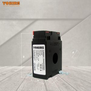 Transformateur de courant YOKINS 50/5A, 50A CT pour ampèremètre modèle SR21, design rectangulaire élégant encapsulé dans du polycarbonate - Product Image 5