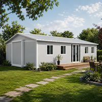 Maison modulaire en conteneur de 40 pieds avec salle de bain et cuisine, maison préfabriquée pour hôtel, complexe hôtelier et projets de location