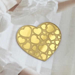 Nouveau Cupcake Acrylique Gâteau Topper Mon Amour Coeur Forme Gâteau Disques pour <span class=keywords><strong>Happy</strong></span> Valentines Day Joyeux Anniversaire Gâteau Accessoires - Product Image 4