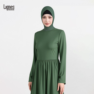 Fabricante de Burkini OEM Berkini 3 Peças Moda de Banho Modesta Traje de Banho Islâmico Conservador - Product Image 4