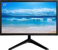 Moniteur 20 pouces 4K 1080P avec sortie vidéo pour PC, ordinateur de bureau, CCTV, écran LED