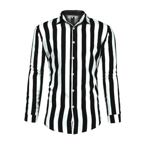 Áo sơ mi mới sọc dài tay áo sơ mi công sở giản dị cho nam mùa thu và mùa đông - Product Image 1