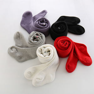 Collants d'hiver chauds en tissu éponge épais pour bébés, bébés et tout-petits, garçons et filles, grands leggings en PP, collants de couleur unie pour enfants - Product Image 1