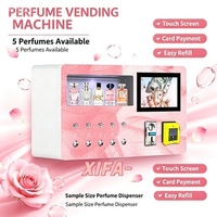 Akhirnya, semprotan cologne yang dapat dipasang di dinding dan menerima koin, uang kertas, kartu, dan dompet mobile.