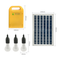Système d'éclairage solaire miniature, panneaux solaires 8W, batteries lithium-ion 10000mAh, contrôleur PWM, protection contre les surcharges, pour maison hors réseau