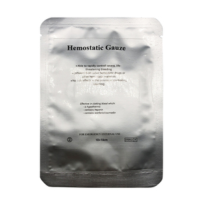 Garza Emostatica Sterile ad Azione Rapida con Chitosano, Medicazione Funzionale per Chiusura Ferite, Uso <span class=keywords><strong>Campeggio</strong></span> Esterno 10x10cm Marca EM - Product Image 2