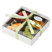 Boîte à bento en papier japonais, emballage jetable pour sushis, conteneur alimentaire à emporter