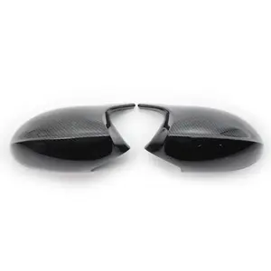 QSF rearview mirror shell with shiny black horn rearview mirror cover for B MW E90E92 OE 51167135098 51167135097