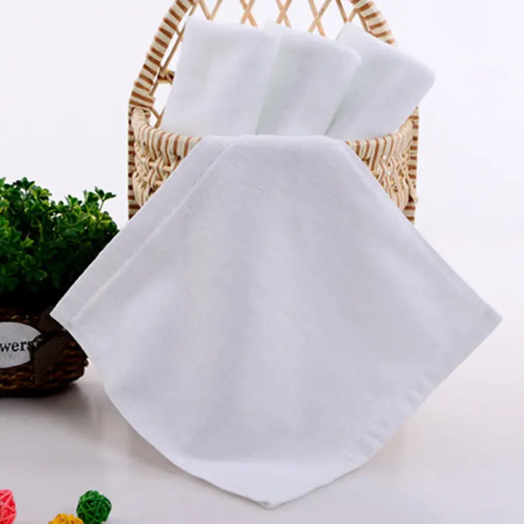 Asciugamani di cotone all'ingrosso hotel 30*30 asciugamano viso viso monouso asciugamano