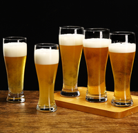 15Oz Ambachtelijke Bierglazen-Hoge Pint Glazen Met Zware Basis Voor Witbier, Barbrouwsels, Ipa, Perfect Voor Bar, Feesten En Geschenken
