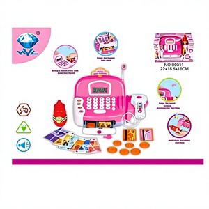 Máquina de Aprendizaje para Niños, Caja Registradora Interactiva Turca con Funcionamiento a Pilas, Micrófono, Efectos de Sonido, 3+ Años, No Incluye - Product Image 1