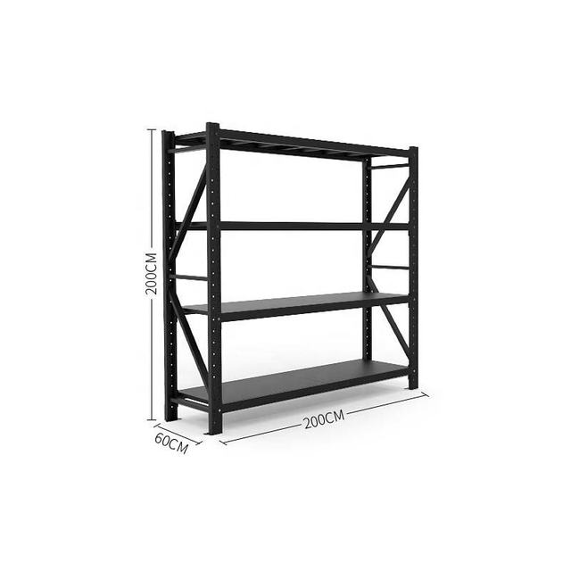 Adjustable 3-Layer Industrial Garage Light Duty Boltless Steel Shelving Rack Epoxy Electrostatic Powder Coating for Corrosion