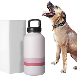 Botellas de agua portátiles para perros con aislamiento de acero inoxidable para mascotas para actividades al aire libre y viajes de grado alimenticio - Product Image 1
