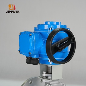 Jinwei thép carbon van bi điện 6 inch kết nối mặt bích 10-500l/h tốc độ dòng chảy 200PSI Áp suất hoạt động-22F - Product Image 4