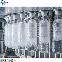 10000bph Ligne de production entièrement automatique de petite bouteille d'eau minérale Machine de remplissage
