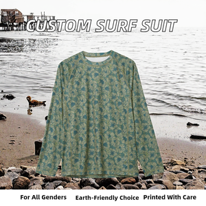 Juego de Correas para Tabla de Surf y Traje de Surf Personalizado, Ecológico, Transpirable, con Protección UPF50, de Spandex/Poliéster - Product Image 2