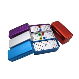 72-hole Aluminum Dental <strong>Instrument</strong> Rack <strong>Autoclave</strong> Rack <strong>Box</strong> <strong>Instrument</strong> Sterilization <strong>Box</strong> - Product Image 3