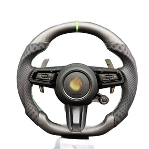 Volant de style GT en fibre de carbone pour Porsche, pièces automobiles en gros, voiture modifiée - Product Image 1