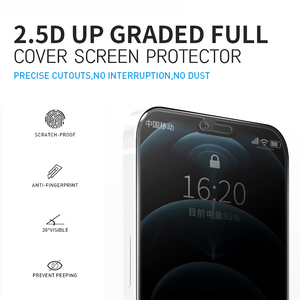 Bolsa de aire de privacidad para teléfono móvil, película protectora de cristal templado para iphone 12 mini, accesorio para oppo a5 2020 - Product Image 5