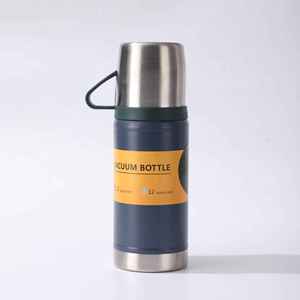304 Stainless Steel Insulated Water Bottle Gift Set 6-12 Hours Thermal Insulation One Bottle Three Lids Portable Design - Product Image 5