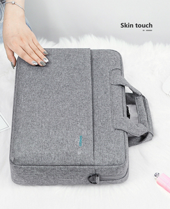 Vente en gros sac à bandoulière pour ordinateur <span class=keywords><strong>portable</strong></span> 15.6 mallette en polyester étanche avec profondeur réglable en bas - Product Image 6