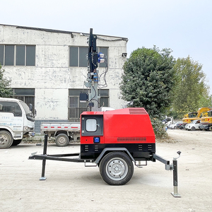Generador diésel de luz de torre de remolque de uso versátil con asistencia solar para ahorro de energía Ideal para ferias agrícolas al aire libre - Product Image 5