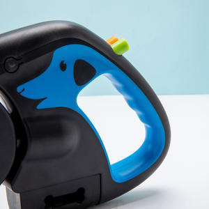 Doble personalizado retráctil cachorro perro mascotas correa de entrenamiento para 2 dos correas dobles con linterna - Product Image 5