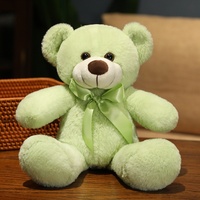 Schattige en lieflijke teddybeer knuffel met PP-katoenen vulling, knuffelbare berenpop, troostende metgezel voor meisjes van 0-24 maanden