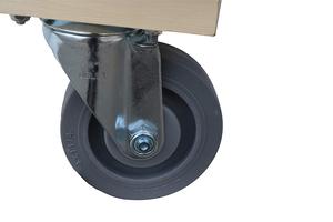 रबर बम्पर लकड़ी डॉली, 1300 £ लोड हो रहा है क्षमता, दृढ़ लकड़ी से बना और रबर बैंड और Colson casters - Product Image 5