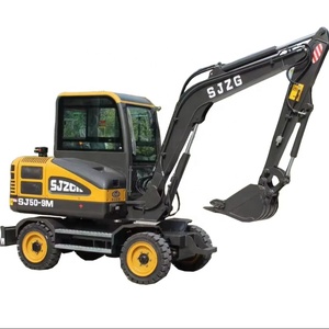 <span class=keywords><strong>Hyundai</strong></span> wielgraafmachine, 5 ton, hoge/lage snelheid koppel, SJ50-9M <span class=keywords><strong>mini</strong></span> graafmachine voor bosbouw - Product Image 1