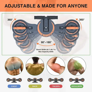 Có thể gập lại đẩy lên Hội Đồng Quản trị cho nam giới và phụ nữ, đẩy lên xử lý kết hợp vị trí cho tập thể dục tại nhà tập luyện thiết bị - Product Image 6