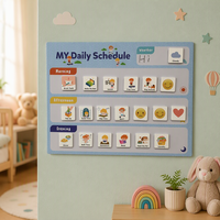 Tableau de récompenses magnétique pour enfants UCI, amovible et réutilisable, planificateur d'habitudes