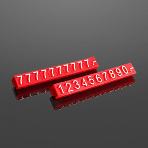 Espositori Numerici in Plastica Pieghevoli, Portatili, Smontabili, Girevoli, Rimovibili, Ecologici, Robusti, <span class=keywords><strong>per</strong></span> Etichette di Prezzo al Dettaglio - Product Image 1