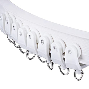 10m <strong>Corner</strong> Bath Shower Bendable Side Mounted Plastic PVC <strong>Curtain</strong> <strong>Rail</strong> for Bath - Product Image 5