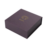 Cajas de embalaje de Chocolate de lujo personalizadas, 4 Uds., cierre magnético, ventaja UV, papel de aluminio, Catering, San Valentín, dulces, fechas, regalo