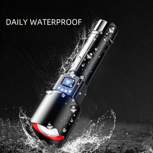 Linternas Recargables Wason de Alto Lumens Super Bright <span class=keywords><strong>Flash</strong></span> <span class=keywords><strong>Light</strong></span> <span class=keywords><strong>4</strong></span> Modos Zoomable Linternas con Indicador de Batería LED - Product Image 2