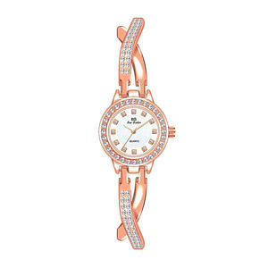 Nouvelle montre pour femmes 2024 Montre de luxe avec faux diamants Bracelet de mode - Product Image 6