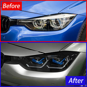 Para <span class=keywords><strong>BMW</strong></span> Serie 3 F30 F35 320i 325i 330i 2013-2019 LED Auto faros montaje actualización láser estilo proyector lente Accesorios - Product Image 3