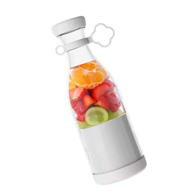 400ml Bottle Shape USB Charging Electric Rechargeable Portable Mini Fruit Juicer Blender For Travel Home Yoga