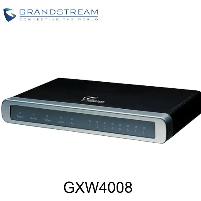 Media Gateway Grandstream 8 Port Gsm Voip Gateway GXW4008 Roip Gateway